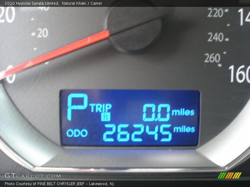 Natural Khaki / Camel 2010 Hyundai Sonata Limited