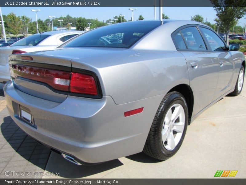 Billett Silver Metallic / Black 2011 Dodge Charger SE