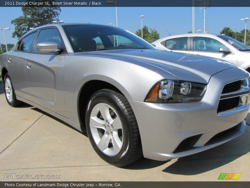 Billett Silver Metallic / Black 2011 Dodge Charger SE