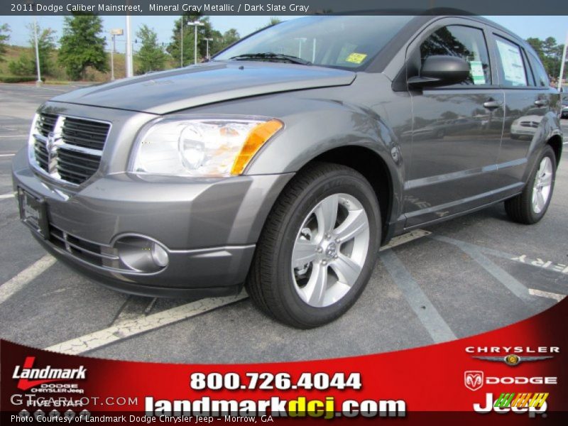 Mineral Gray Metallic / Dark Slate Gray 2011 Dodge Caliber Mainstreet