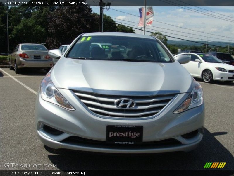 Radiant Silver / Gray 2011 Hyundai Sonata GLS