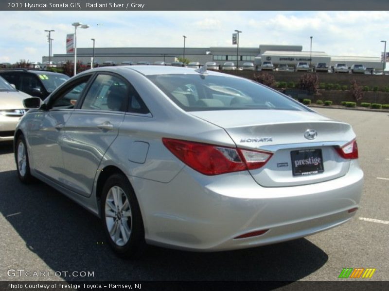 Radiant Silver / Gray 2011 Hyundai Sonata GLS