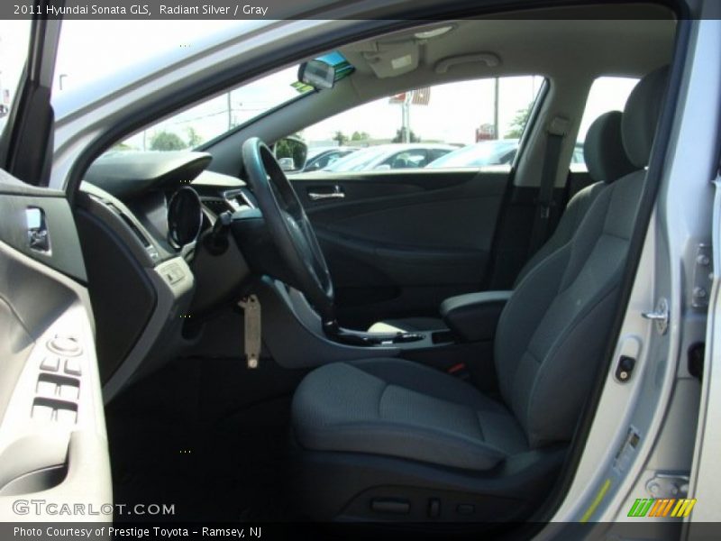 Radiant Silver / Gray 2011 Hyundai Sonata GLS