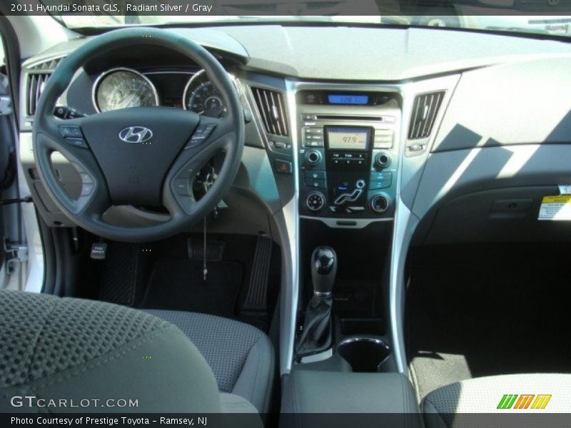 Radiant Silver / Gray 2011 Hyundai Sonata GLS