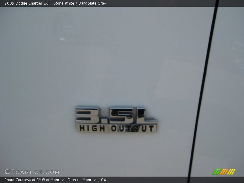 Stone White / Dark Slate Gray 2009 Dodge Charger SXT