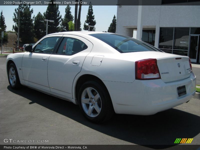 Stone White / Dark Slate Gray 2009 Dodge Charger SXT