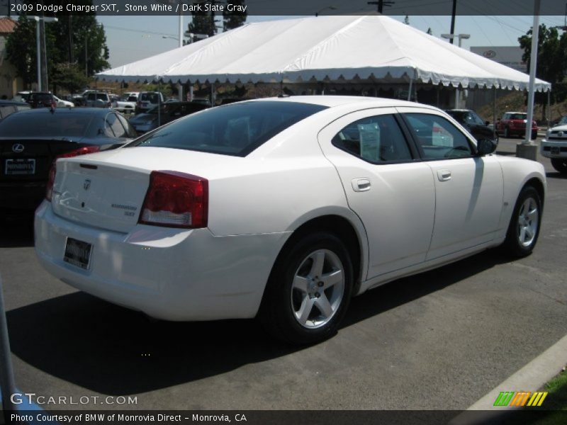 Stone White / Dark Slate Gray 2009 Dodge Charger SXT