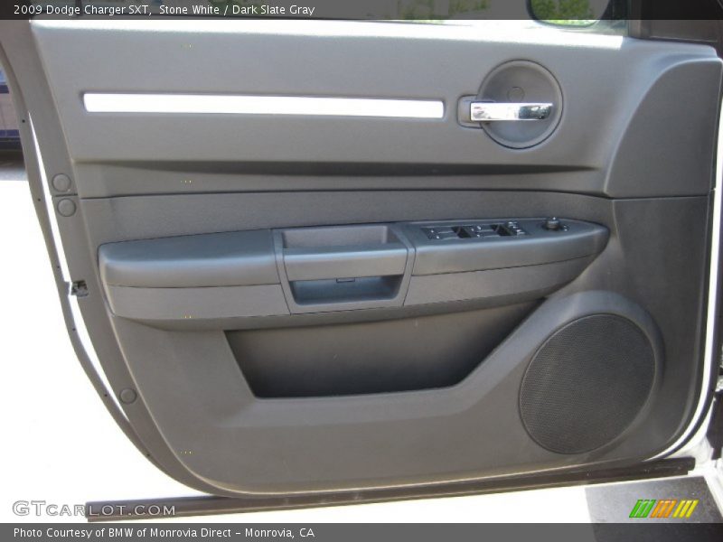 Stone White / Dark Slate Gray 2009 Dodge Charger SXT