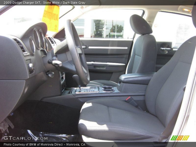 Stone White / Dark Slate Gray 2009 Dodge Charger SXT