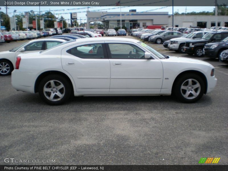Stone White / Dark Slate Gray 2010 Dodge Charger SXT