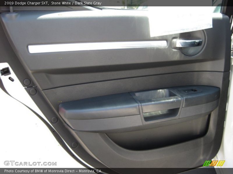Stone White / Dark Slate Gray 2009 Dodge Charger SXT