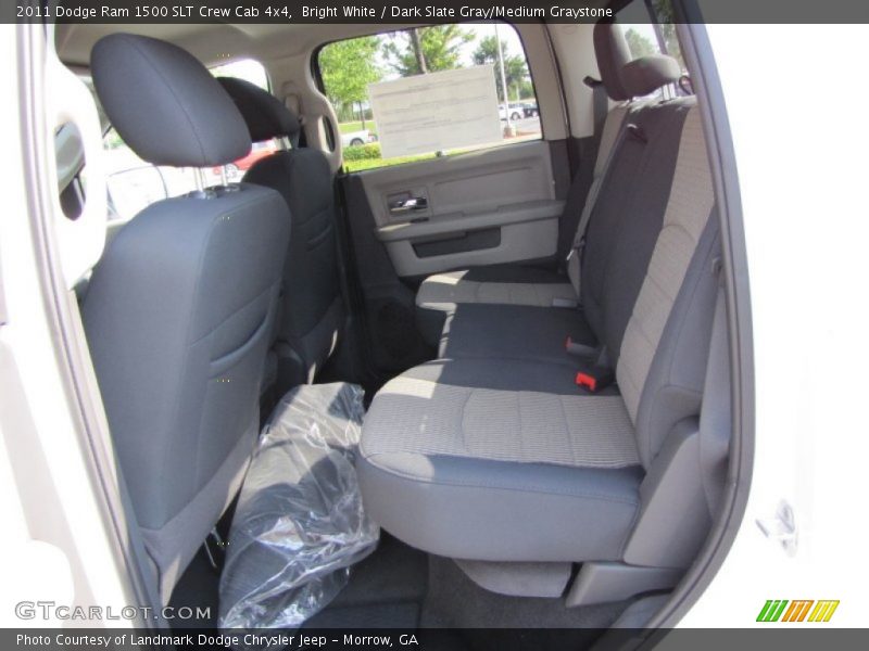 Bright White / Dark Slate Gray/Medium Graystone 2011 Dodge Ram 1500 SLT Crew Cab 4x4