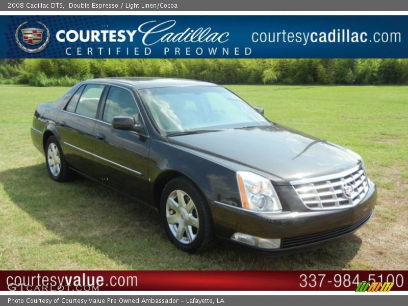 Double Espresso / Light Linen/Cocoa 2008 Cadillac DTS