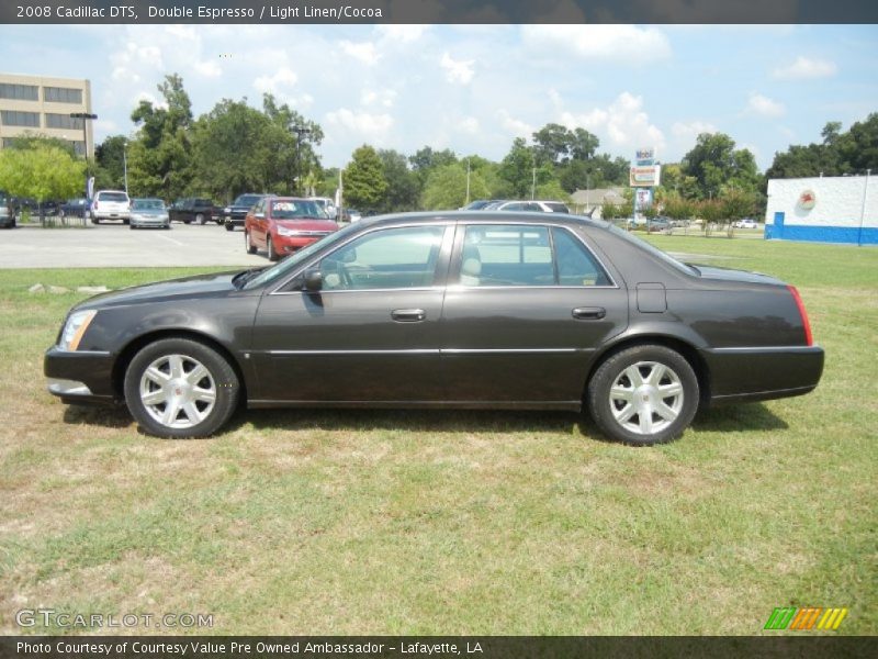 Double Espresso / Light Linen/Cocoa 2008 Cadillac DTS