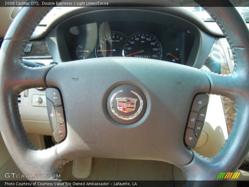 Double Espresso / Light Linen/Cocoa 2008 Cadillac DTS