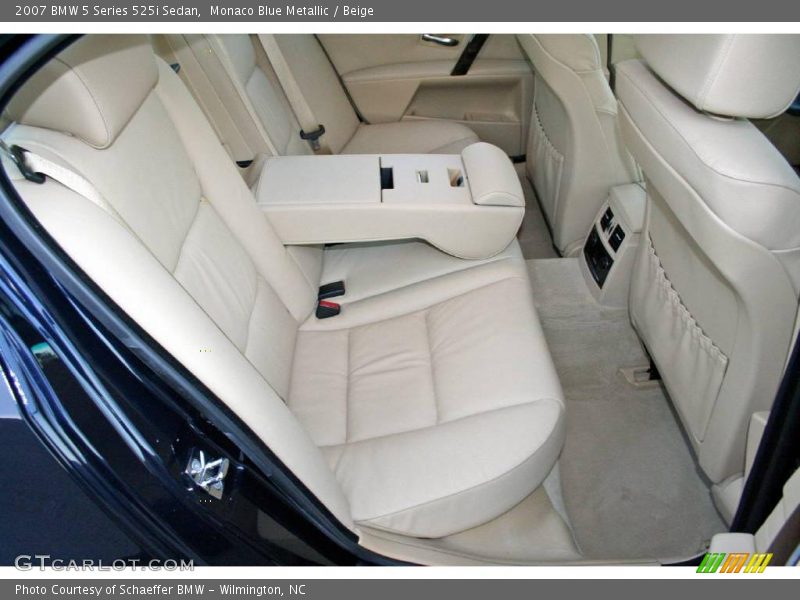 Monaco Blue Metallic / Beige 2007 BMW 5 Series 525i Sedan