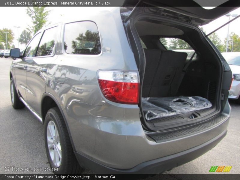 Mineral Gray Metallic / Black 2011 Dodge Durango Express