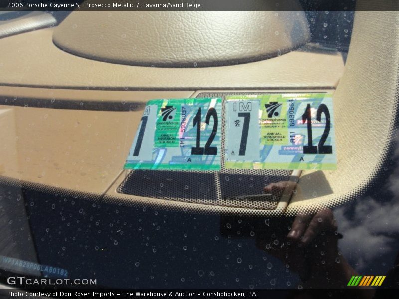 Prosecco Metallic / Havanna/Sand Beige 2006 Porsche Cayenne S