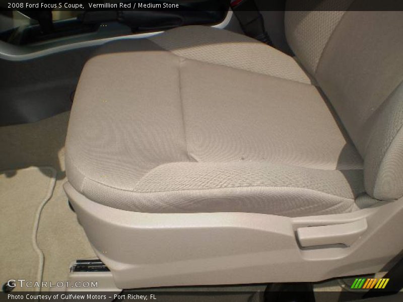 Vermillion Red / Medium Stone 2008 Ford Focus S Coupe