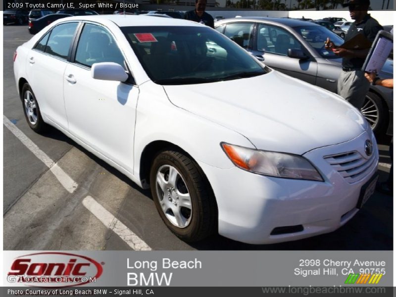 Super White / Bisque 2009 Toyota Camry LE