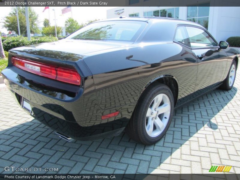 Pitch Black / Dark Slate Gray 2012 Dodge Challenger SXT