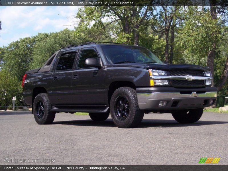 Dark Gray Metallic / Dark Charcoal 2003 Chevrolet Avalanche 1500 Z71 4x4