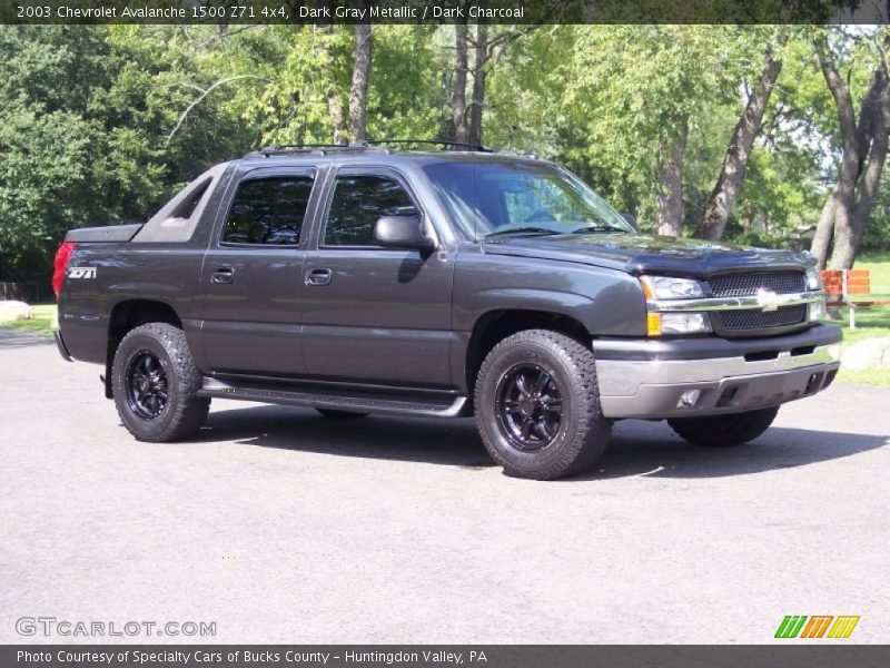 Dark Gray Metallic / Dark Charcoal 2003 Chevrolet Avalanche 1500 Z71 4x4