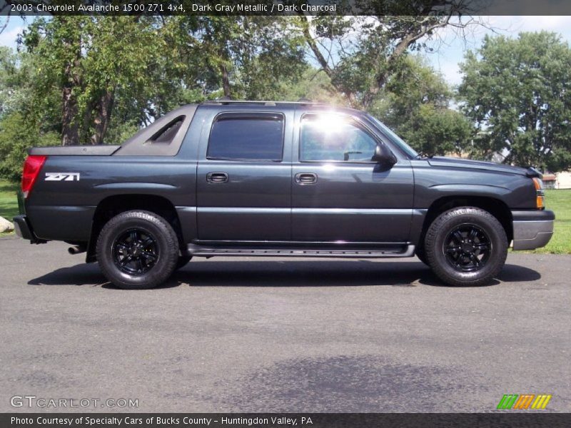 Dark Gray Metallic / Dark Charcoal 2003 Chevrolet Avalanche 1500 Z71 4x4