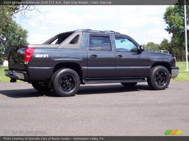 Dark Gray Metallic / Dark Charcoal 2003 Chevrolet Avalanche 1500 Z71 4x4