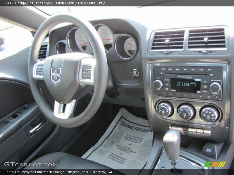 Dashboard of 2012 Challenger SXT