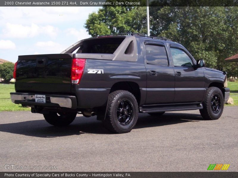 Dark Gray Metallic / Dark Charcoal 2003 Chevrolet Avalanche 1500 Z71 4x4