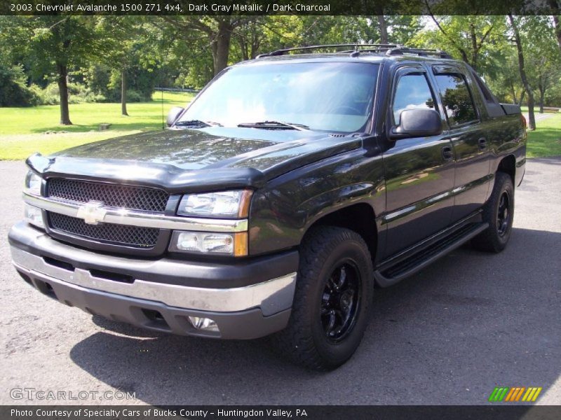 Dark Gray Metallic / Dark Charcoal 2003 Chevrolet Avalanche 1500 Z71 4x4