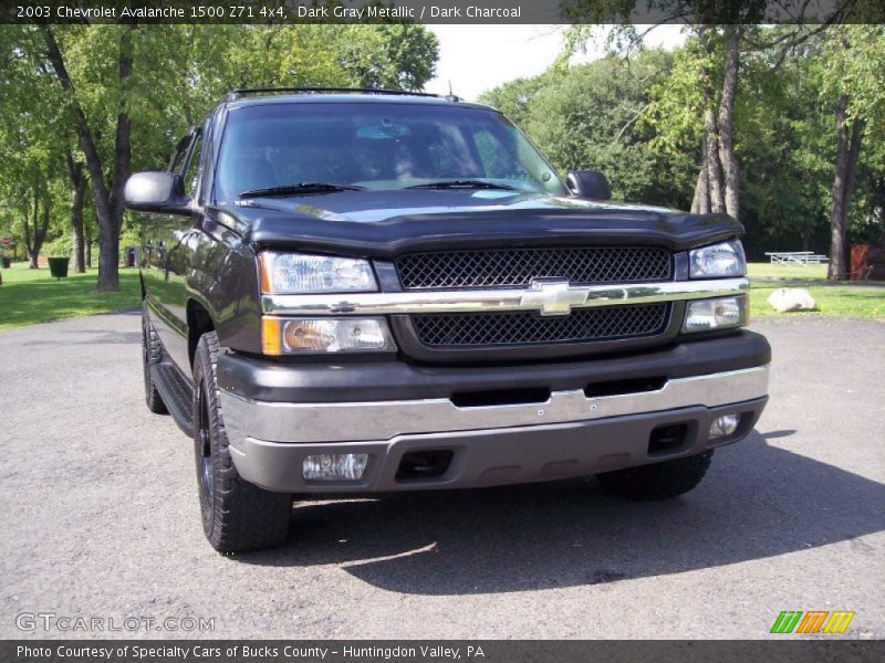Dark Gray Metallic / Dark Charcoal 2003 Chevrolet Avalanche 1500 Z71 4x4