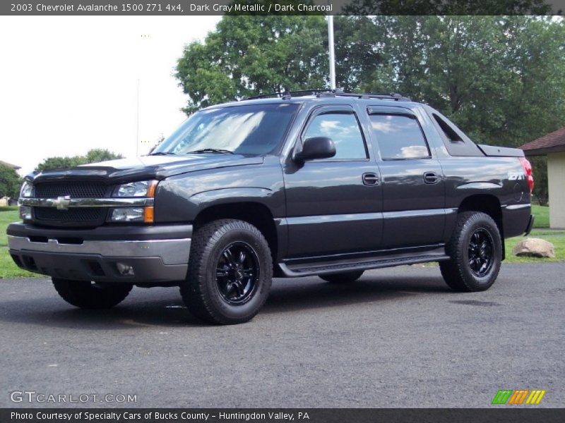 Dark Gray Metallic / Dark Charcoal 2003 Chevrolet Avalanche 1500 Z71 4x4