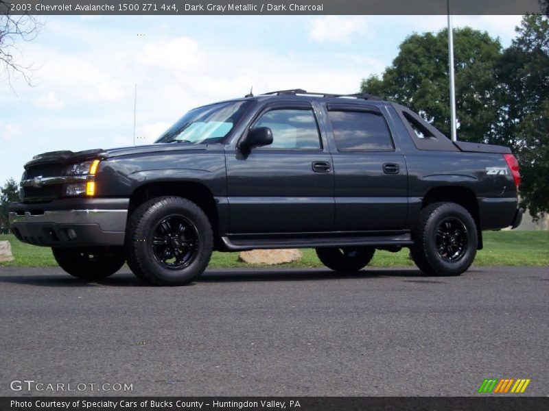 Dark Gray Metallic / Dark Charcoal 2003 Chevrolet Avalanche 1500 Z71 4x4