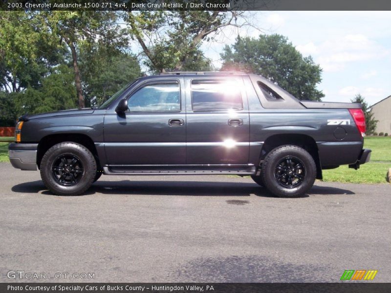 Dark Gray Metallic / Dark Charcoal 2003 Chevrolet Avalanche 1500 Z71 4x4