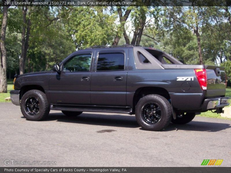 Dark Gray Metallic / Dark Charcoal 2003 Chevrolet Avalanche 1500 Z71 4x4