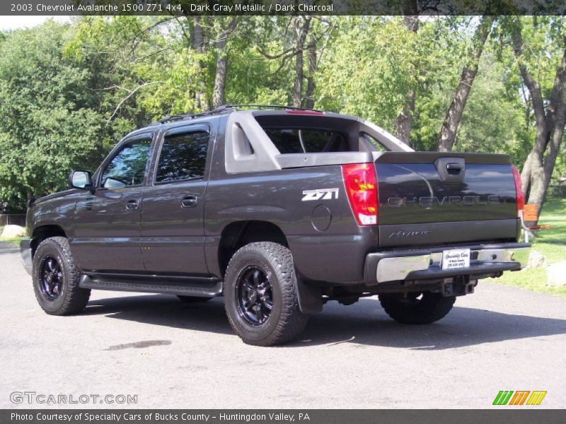 Dark Gray Metallic / Dark Charcoal 2003 Chevrolet Avalanche 1500 Z71 4x4