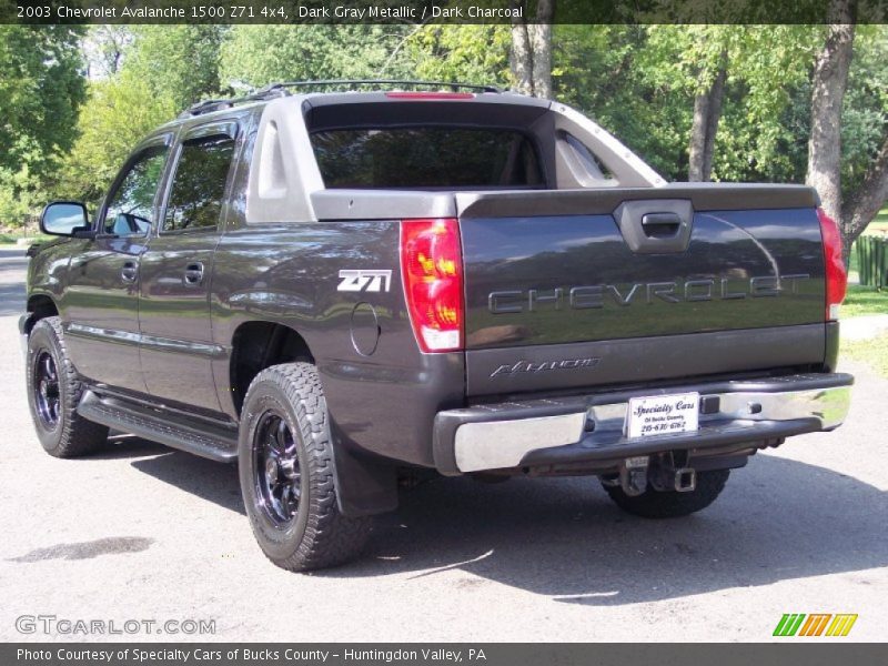 Dark Gray Metallic / Dark Charcoal 2003 Chevrolet Avalanche 1500 Z71 4x4