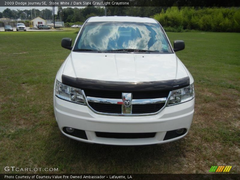 Stone White / Dark Slate Gray/Light Graystone 2009 Dodge Journey SE