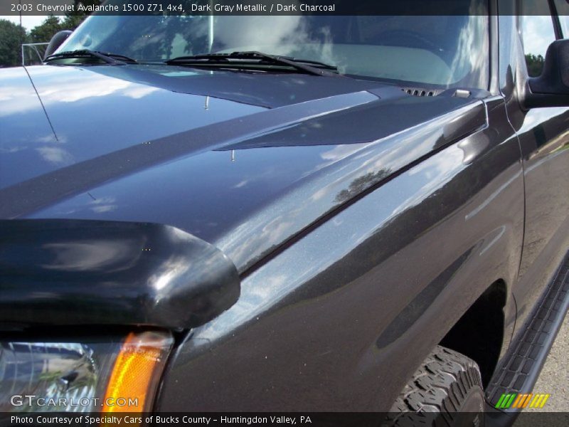 Dark Gray Metallic / Dark Charcoal 2003 Chevrolet Avalanche 1500 Z71 4x4