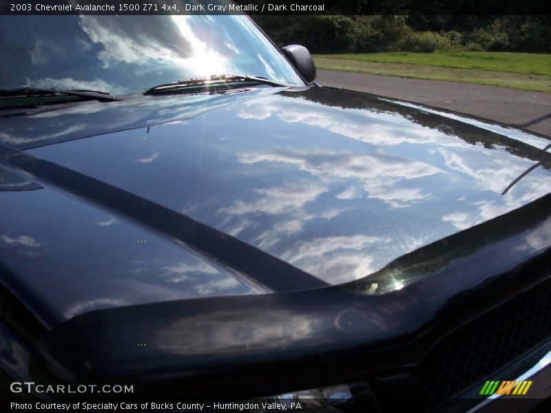 Dark Gray Metallic / Dark Charcoal 2003 Chevrolet Avalanche 1500 Z71 4x4