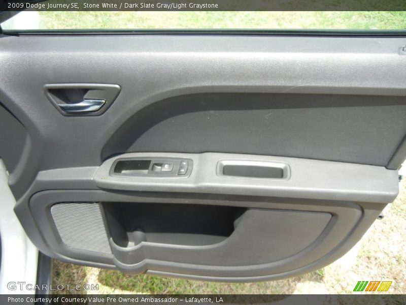 Stone White / Dark Slate Gray/Light Graystone 2009 Dodge Journey SE