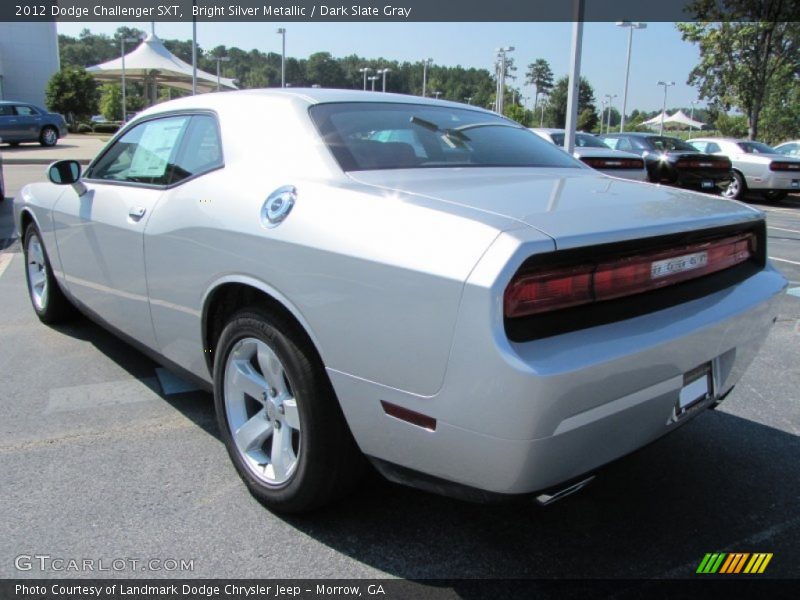Bright Silver Metallic / Dark Slate Gray 2012 Dodge Challenger SXT