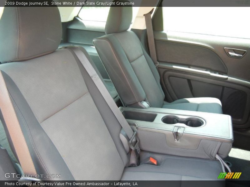 Stone White / Dark Slate Gray/Light Graystone 2009 Dodge Journey SE