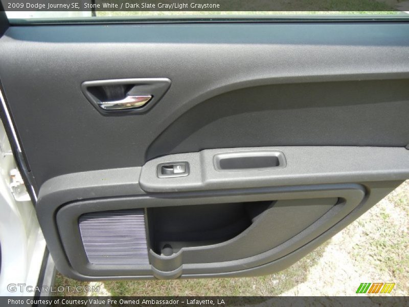 Stone White / Dark Slate Gray/Light Graystone 2009 Dodge Journey SE