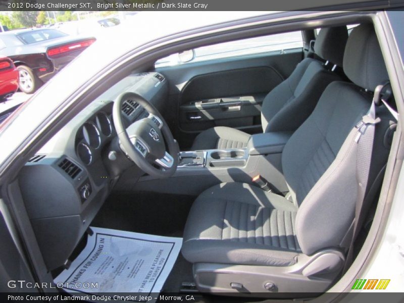 Bright Silver Metallic / Dark Slate Gray 2012 Dodge Challenger SXT