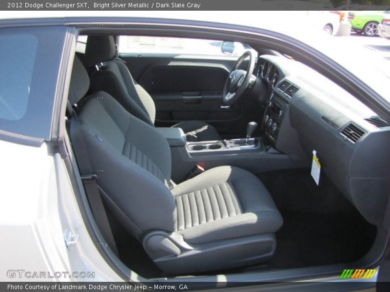Bright Silver Metallic / Dark Slate Gray 2012 Dodge Challenger SXT
