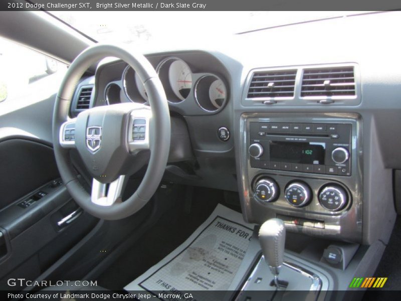Bright Silver Metallic / Dark Slate Gray 2012 Dodge Challenger SXT