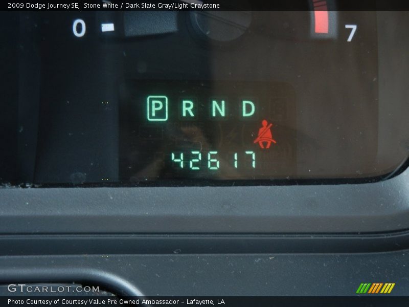 Stone White / Dark Slate Gray/Light Graystone 2009 Dodge Journey SE